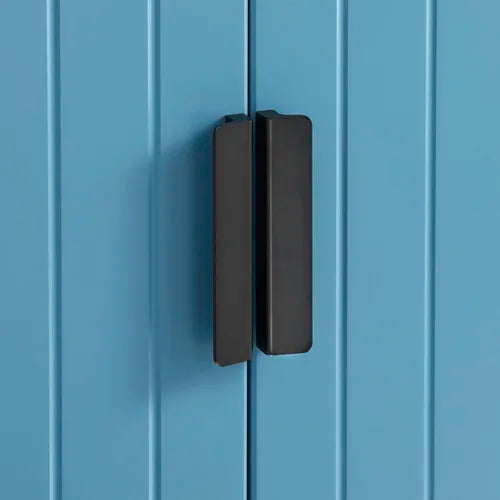 Blue Belfast 36'' Tall 2 Door Accent Cabinet Crafted of Sturdy MDF