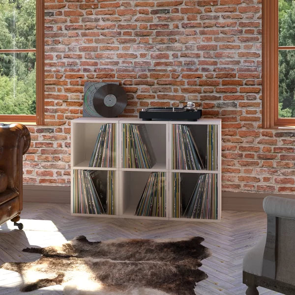 White Bellwood Multimedia Media Shelves Perfect Organize