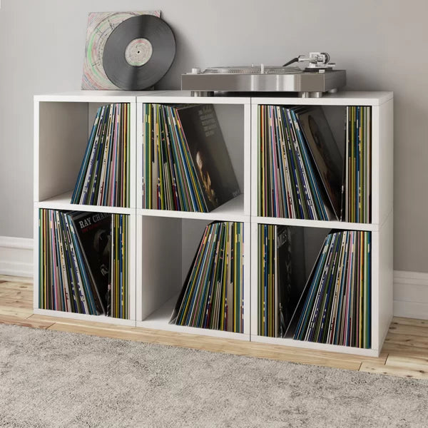 White Bellwood Multimedia Media Shelves Perfect Organize