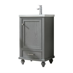 Grain Gray Belton 20" Single Bathroom Vanity Set Indoor Design