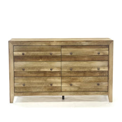 Belvue 6 Drawer 57'' W Double Dresser Rustic Simplicity to your Home Decor