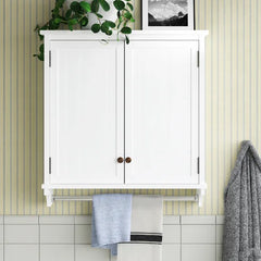 Belz 27'' W x 29'' H x 8'' D Solid Wood Wall Mounted Bathroom Cabinet Design