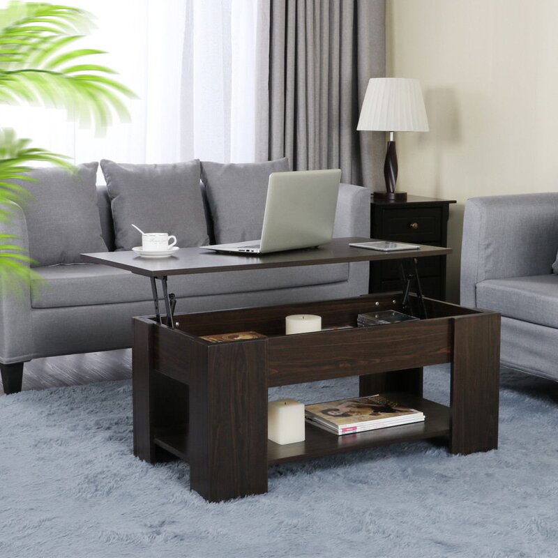 Bettye Lift Top Extendable Coffee Table with Storage
