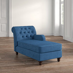 Beverly Chaise Lounge Solid and Engineered Wood Frame
