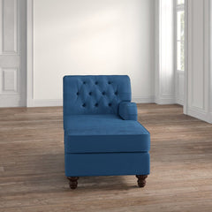Beverly Chaise Lounge Solid and Engineered Wood Frame