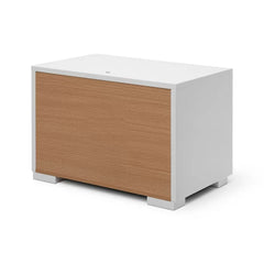 Gloss White Beyond 16'' Tall 2 - Drawer Nightstand Contemporary Design