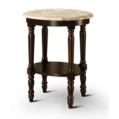 Dark Cherry Biddlesden 26'' Tall End Table Perfect for Living Room