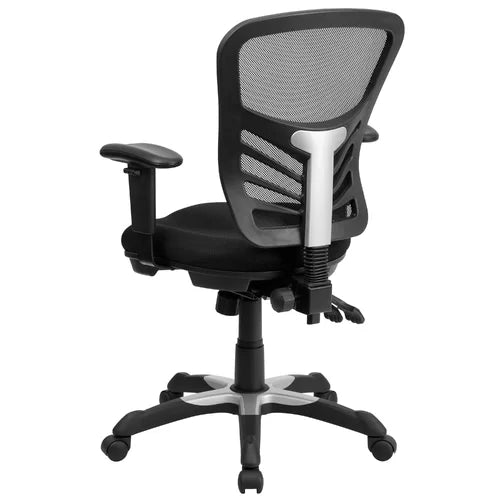 Black Billups Ergonomic Mesh Task Chair Comfort and Productivity Design
