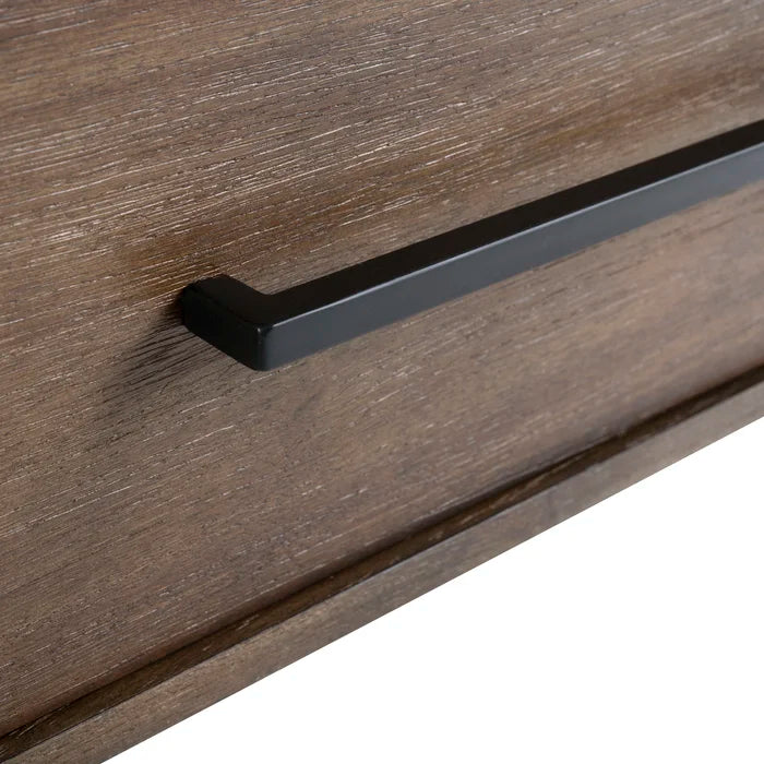 Dark Chocolate Bilmont 17.7'' Tall 1 - Drawer Solid Wood Nightstand