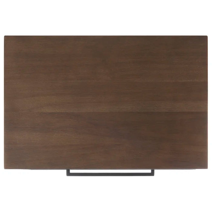 Dark Chocolate Bilmont 17.7'' Tall 1 - Drawer Solid Wood Nightstand