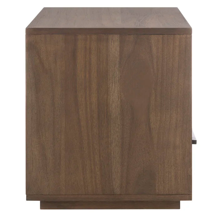 Dark Chocolate Bilmont 17.7'' Tall 1 - Drawer Solid Wood Nightstand