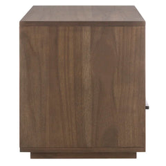 Dark Chocolate Bilmont 17.7'' Tall 1 - Drawer Solid Wood Nightstand