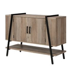 Stone Gray Bima 47.6'' Wide Server Middle Divider and a Shelf
