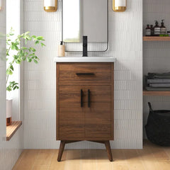 Binford 20" Single Bathroom Vanity Set Sink Boasts a Rectangular Shape