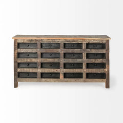 Blairwood 16 Drawer 63'' W Solid Wood Dresser Perfect Organize