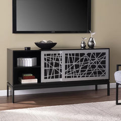 Bleich TV Stand for TVs up to 65" Geometric Patterns Adjustable Shelves