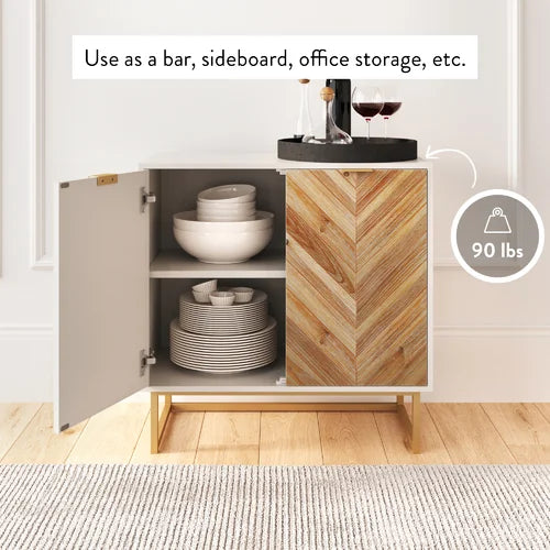 Bodes well 2 doors accent cabinet hotsell