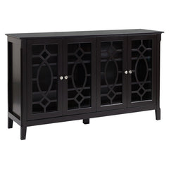 Black 54'' Wide Sideboard Creating A Stylish Storage Modern Sideboard Fits Nicely with Any Decor and Can Be Used in the Kitchen