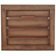 Antique Navy/Honeynut Bookout Drawer Storage Bench