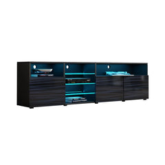Boutte TV Stand for TVs up to 88" with Cable Management Built-in Lighting