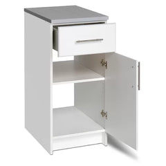 White 36" H x 16" W x 24" D Base Cabinet Perfect Storage Shed Organized And Optimized