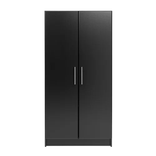 Black 65" H x 32" W x 16" D Storage Cabinet Perfect Storage Shed Organized And Optimized