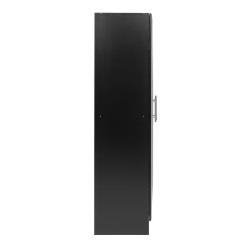 Black 65" H x 32" W x 16" D Storage Cabinet Perfect Storage Shed Organized And Optimized