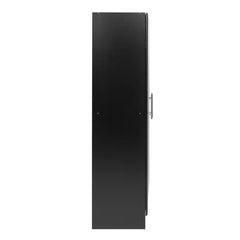 Black 65" H x 32" W x 16" D Storage Cabinet Perfect Storage Shed Organized And Optimized
