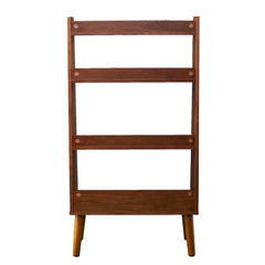 Walnut Bracken 44.5'' H x 23.75'' W Ladder Walnut Finished Bookcase