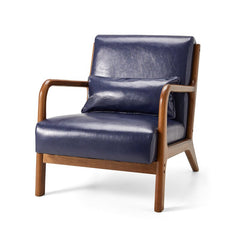 Bradley 26'' Wide Armchair Made of a Solid Rubberwood Frame