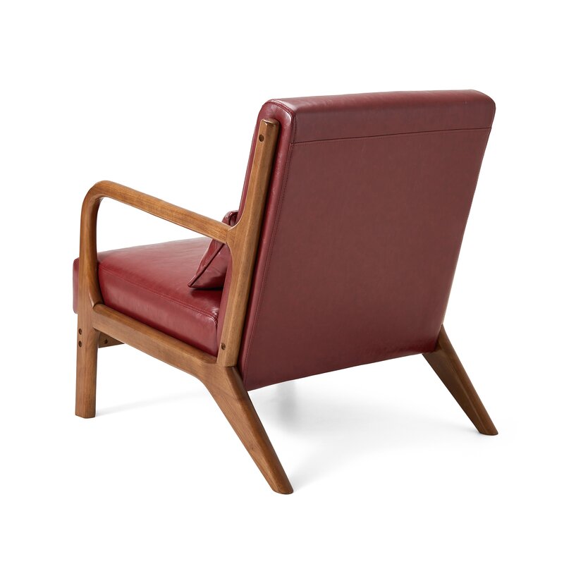 Bradley 26'' Wide Armchair Accent Armchair Features a Sleek silhouette
