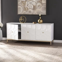 Brandsmere 59'' Wide Buffet Table Mix of Solid and Engineered Wood