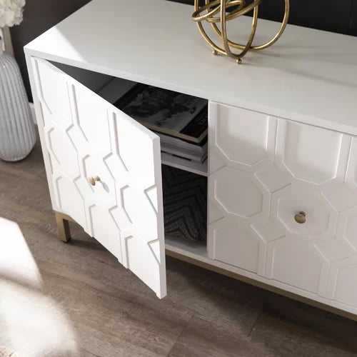 Brandsmere 59'' Wide Buffet Table Mix of Solid and Engineered Wood