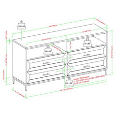 Braylee TV Stand for TVs up to 60" Adds Storage and Style to your Living Room