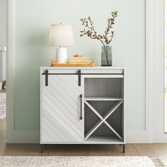 Braylon 31.63'' Tall 1 Door Accent Cabinet One Adjustable Shelf