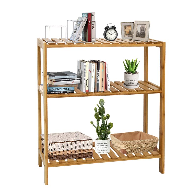 26" H x 23" W x 10" D Shelving Unit Organize Bathroom Linens Pretty Tower Rack