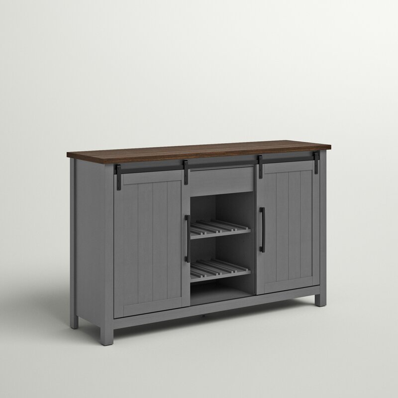 Antique Gray Brentley 54'' Wide 1 Drawer Sideboard