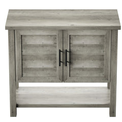 2 - Door Accent Cabinet Shutter Style Doors Console Table is as Convenient