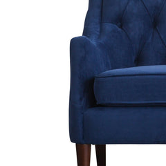 30'' Wide Tufted Armchair Distinctive Silhouette Recessed Arms a Button Tufted Back