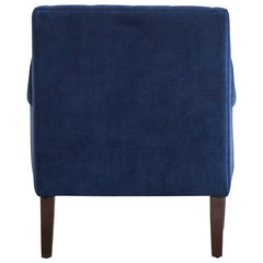 30'' Wide Tufted Armchair Distinctive Silhouette Recessed Arms a Button Tufted Back