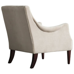 30'' Wide Tufted Armchair Solid and Engineered Wood Frame is Wrapped in Velvet Upholstery