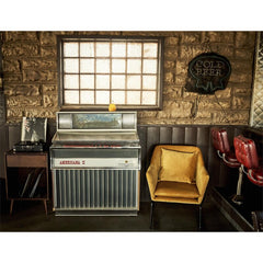 Brittany Turntable Audio Rack Trendy Mid-century Modern Look