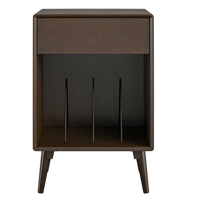 Brittany Turntable Audio Rack Trendy Mid-century Modern Look