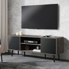 Black/Brown TV Stand Perfect for A Sofa Table, Hallway Table, Entry Table, Cocktail Table, Media Stand, Storage Console Table