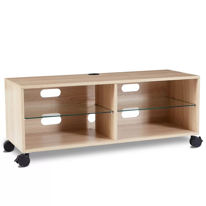 Oak Broadmeade TV Stand for TVs up to 60" Indoor Aesthetic Furniture