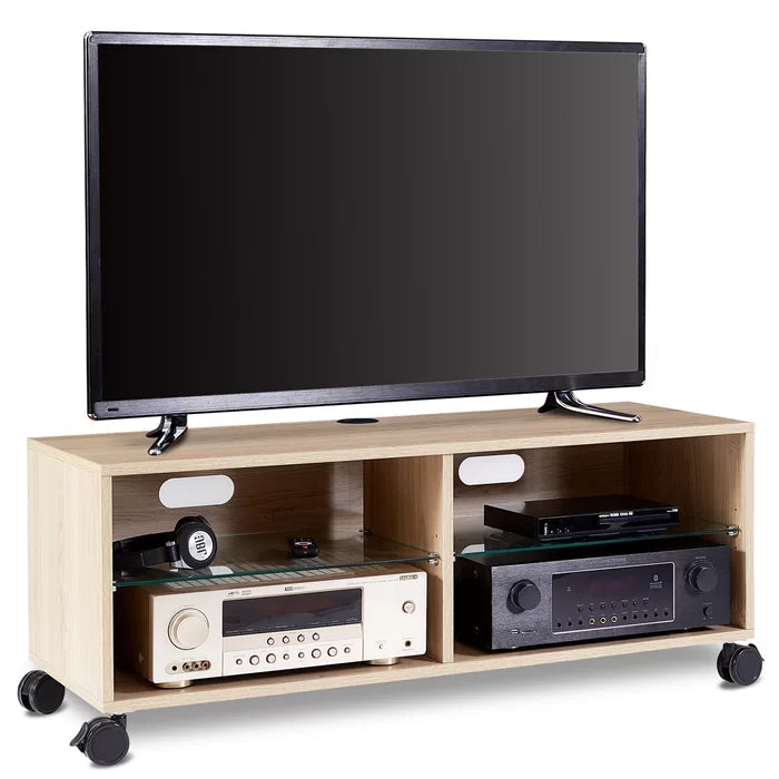 Oak Broadmeade TV Stand for TVs up to 60" Aesthetic Indoor Design