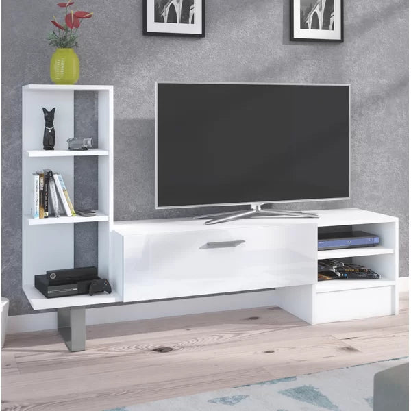 White/White Broadview Entertainment Center for TVs up to 55"