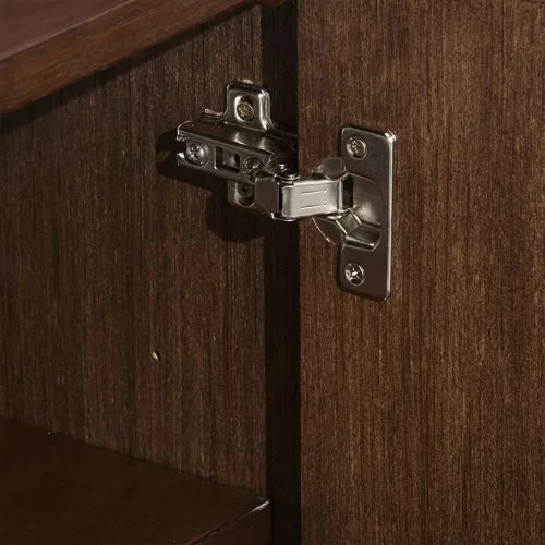 Brooksville 70.8'' Wide 3 Drawer Buffet Table Made from Engineered Wood in a Warm Brown Finish