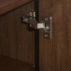 Brooksville 70.8'' Wide 3 Drawer Buffet Table Made from Engineered Wood in a Warm Brown Finish