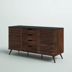 Dark Walnut Brumit 59'' Wide 4 Drawer Sideboard Design